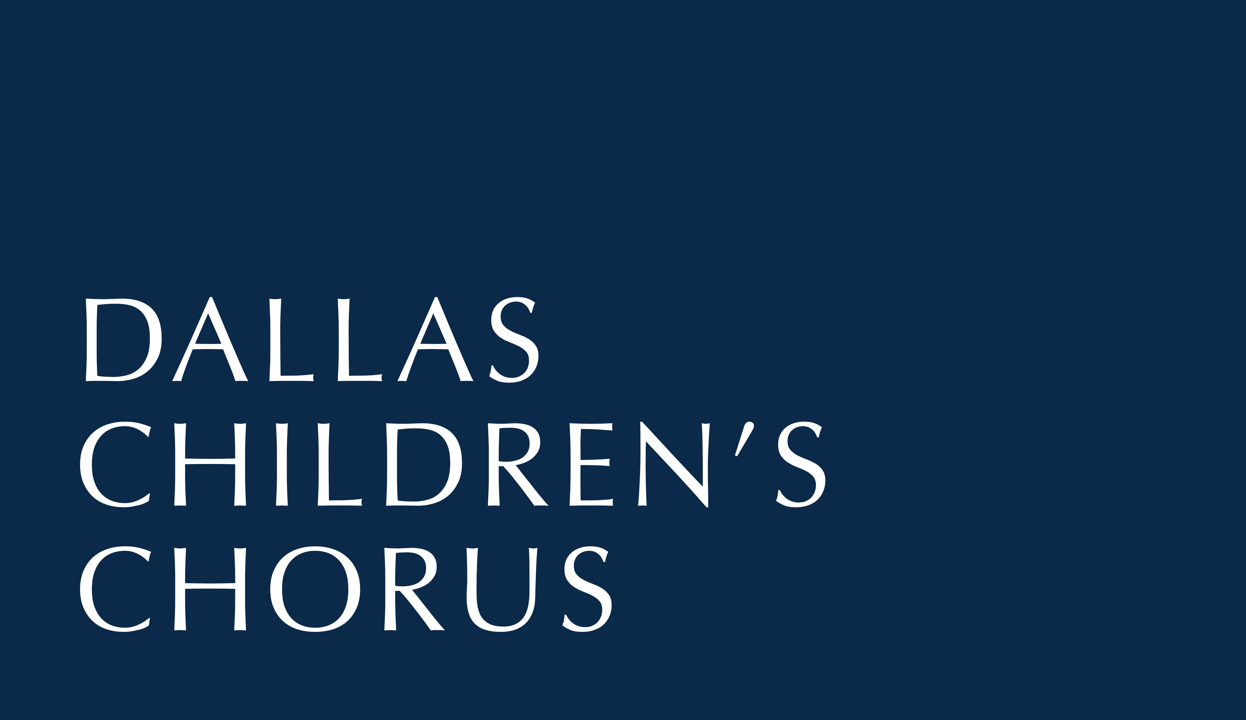 Dallas Children&rsquo;s Chorus